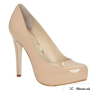 NWOT! Jessica Simpson Nude Heels. Size 7.5